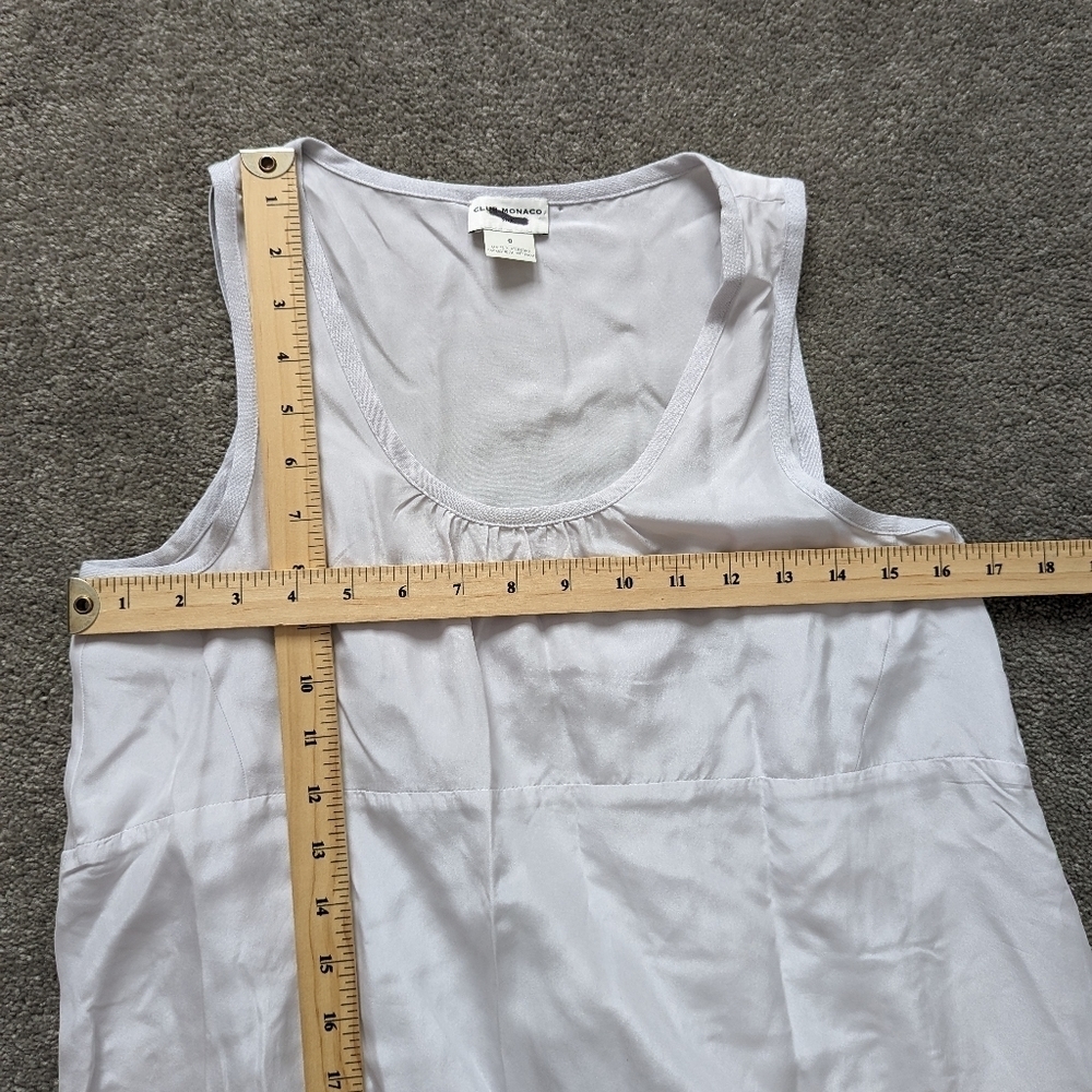 Club Monaco Silk Parachute Maxi Dress Size Medium Oversized - Picture 13 of 15